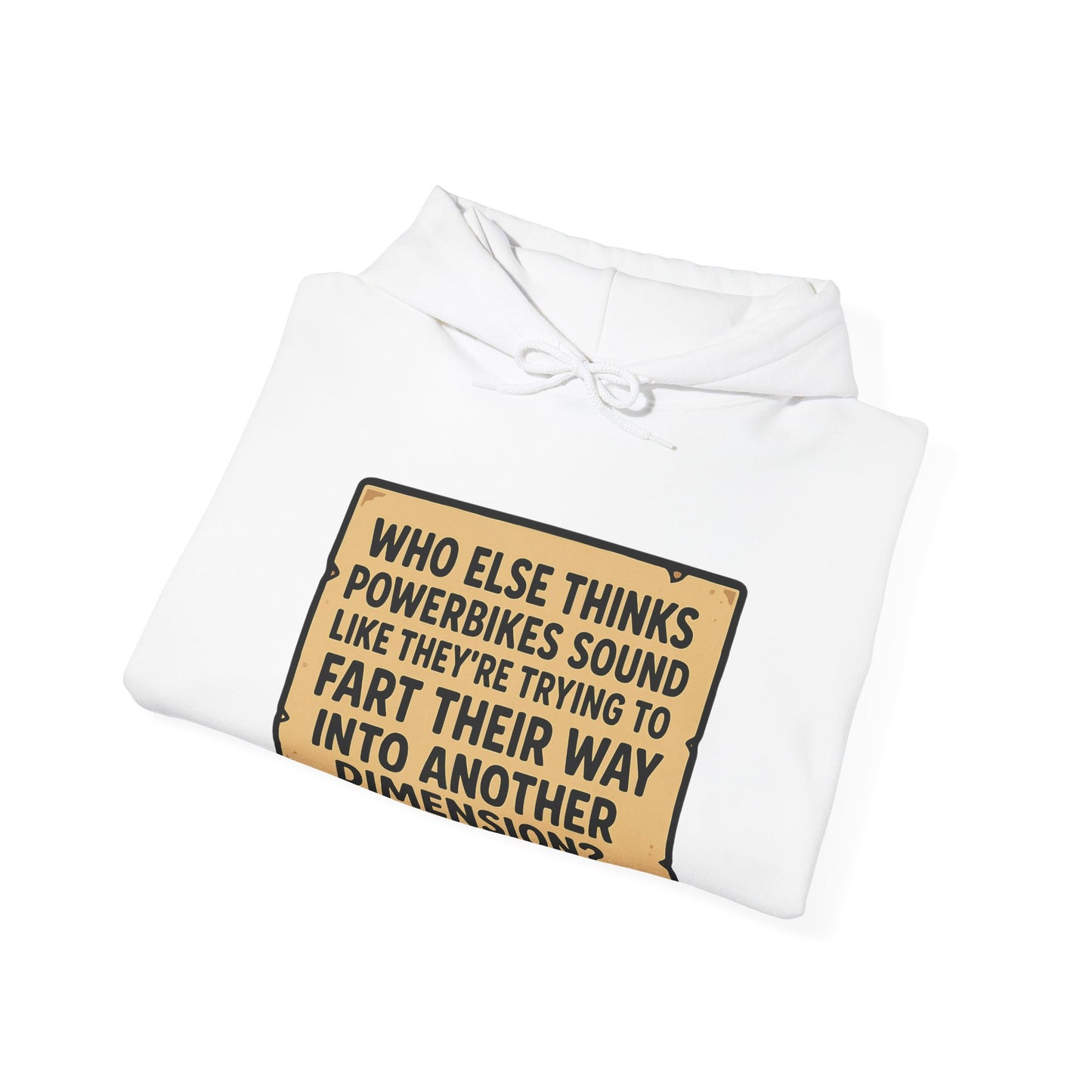 Unisex Funny Motorcycle Hoodie - Perfect for People who dont like Motorbike