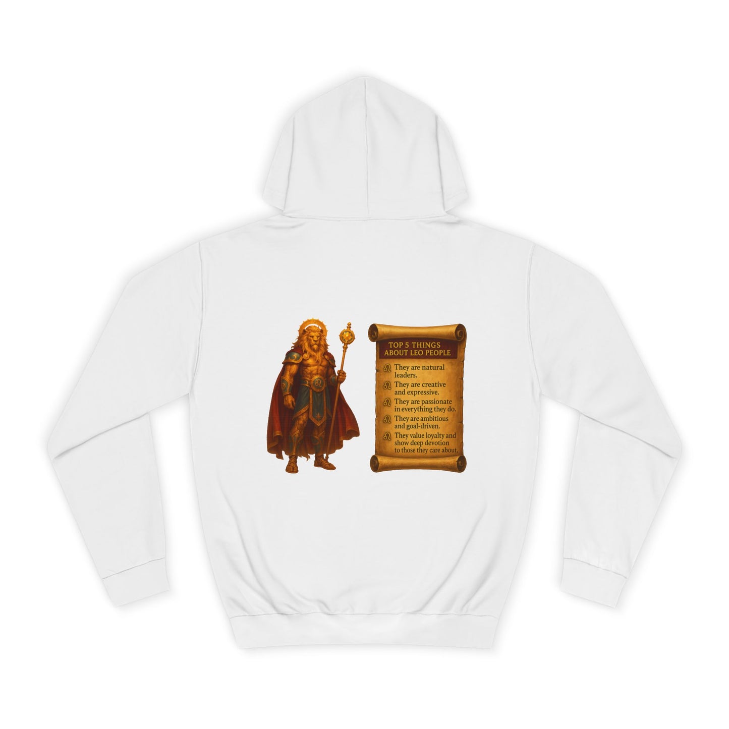 Unisex College Hoodie For (LEO) Lovers