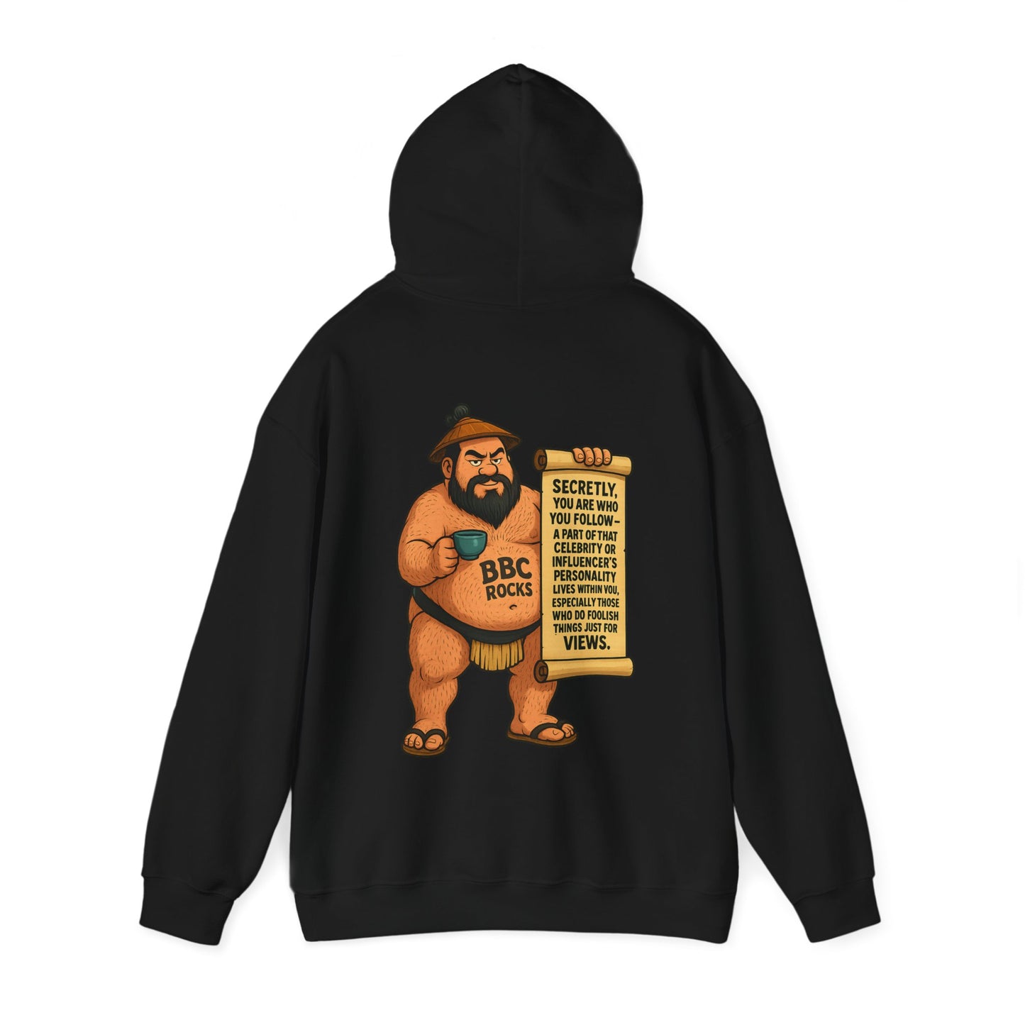 Funny Unisex Hoodie - "Careful Who You Follow"