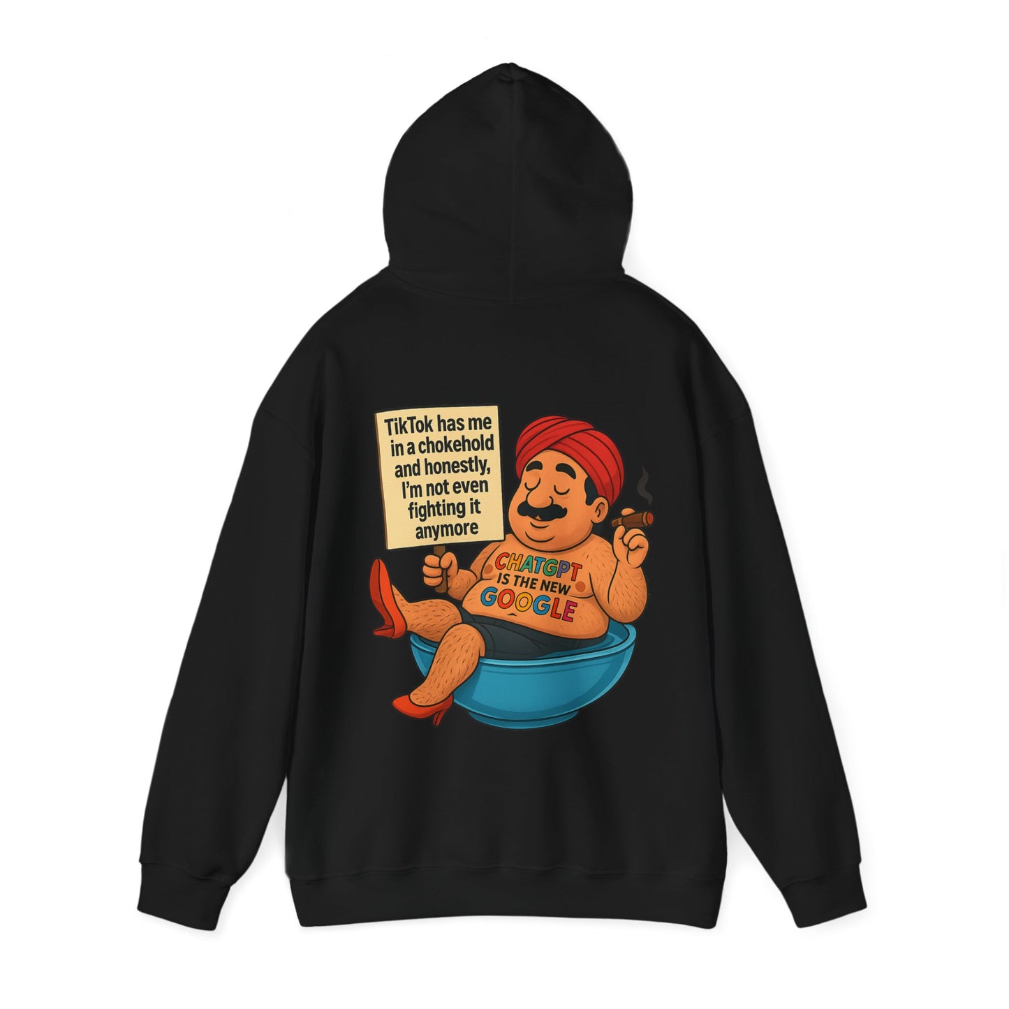 Funny TikTok Hooded Sweatshirt for Trendsetters