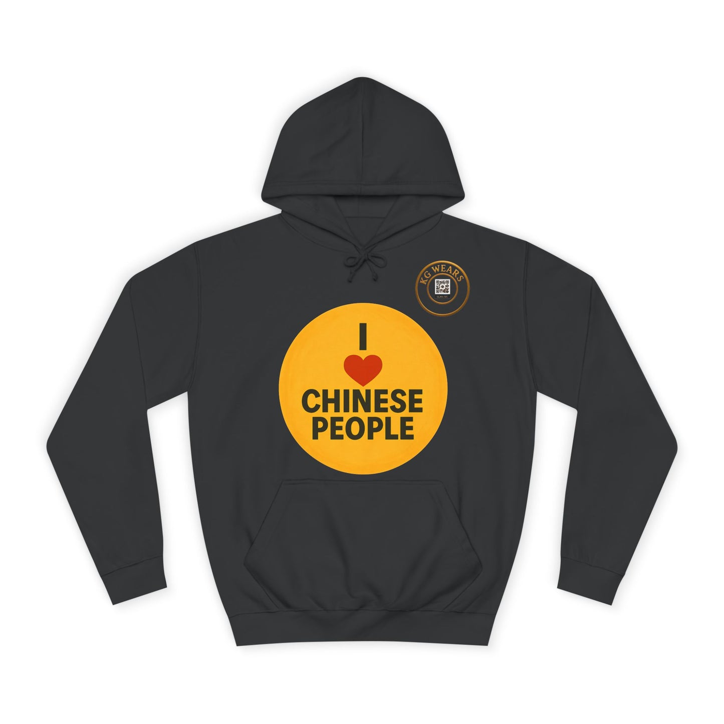 A Friendly Unisex Hoodie with Chinese Pride Design (CHINESE)