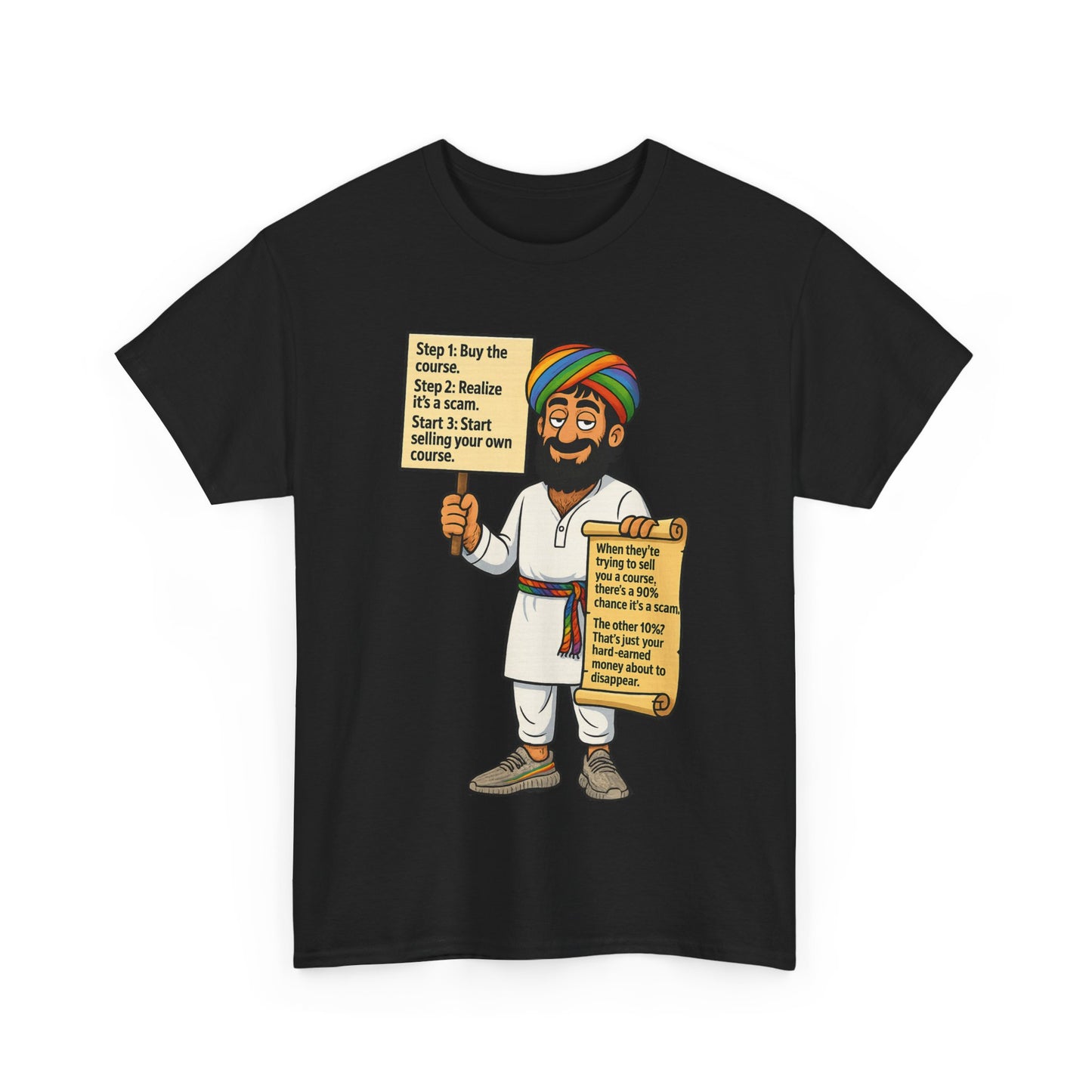 Funny COURSE Unisex Heavy Cotton Tee