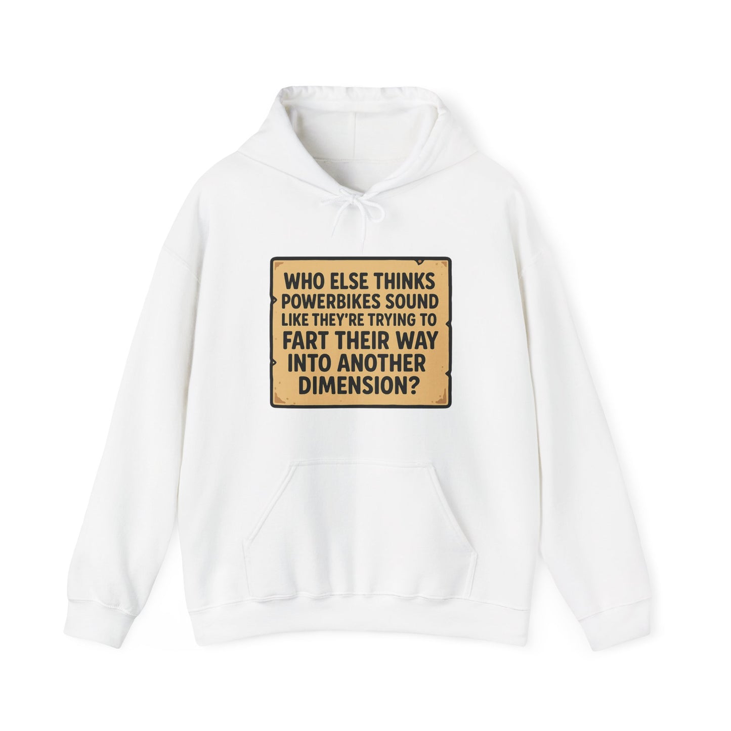 Unisex Funny Motorcycle Hoodie - Perfect for People who dont like Motorbike