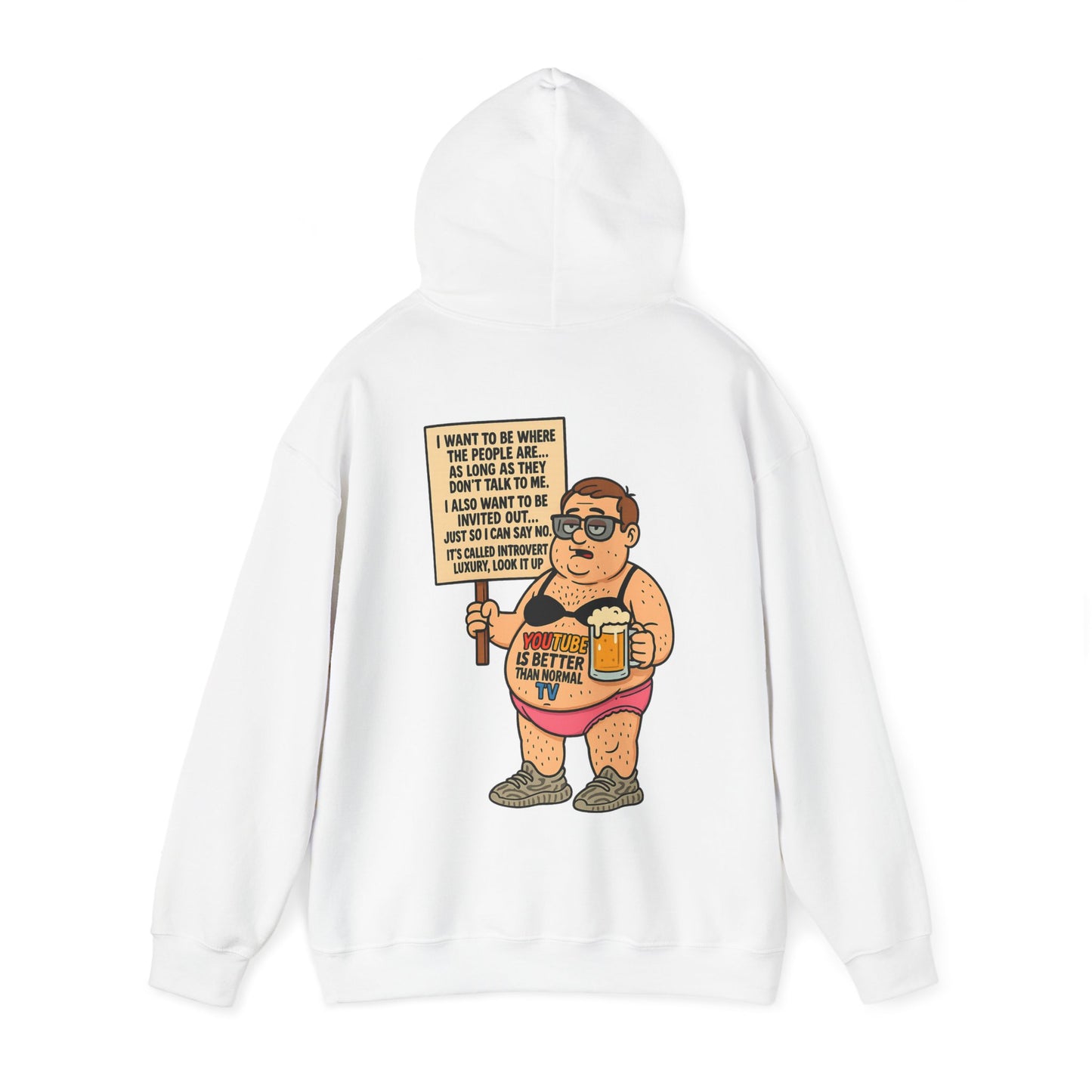 UNISEX HOODIE FOR PEOPLE WHO HATE (OUTGOING)