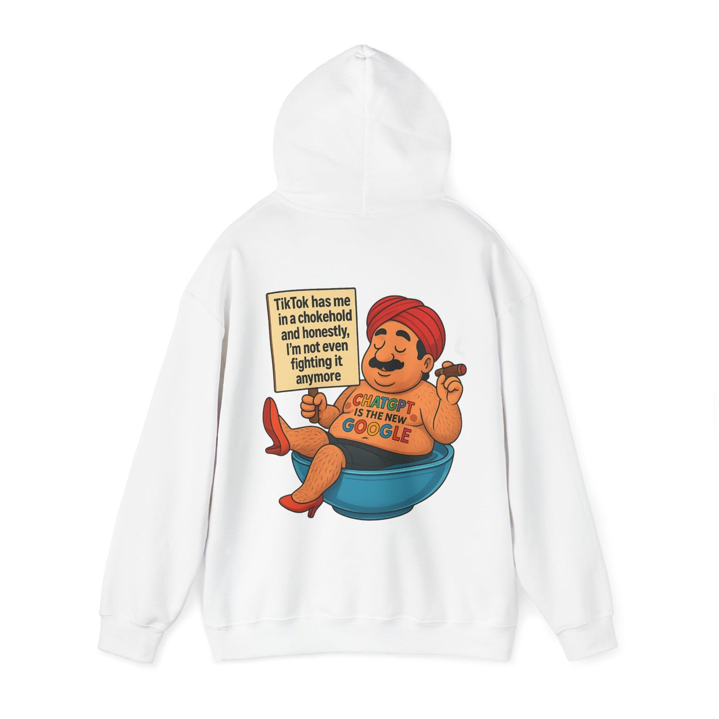 Funny TikTok Hooded Sweatshirt for Trendsetters