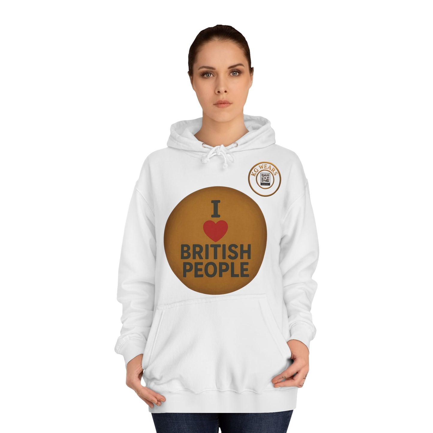 A Friendly Unisex Hoodie with British Pride Design (BRITISH)