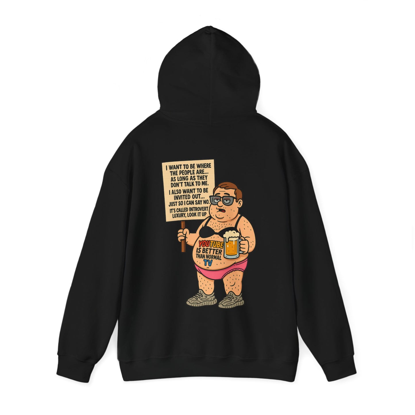 UNISEX HOODIE FOR PEOPLE WHO HATE (OUTGOING)