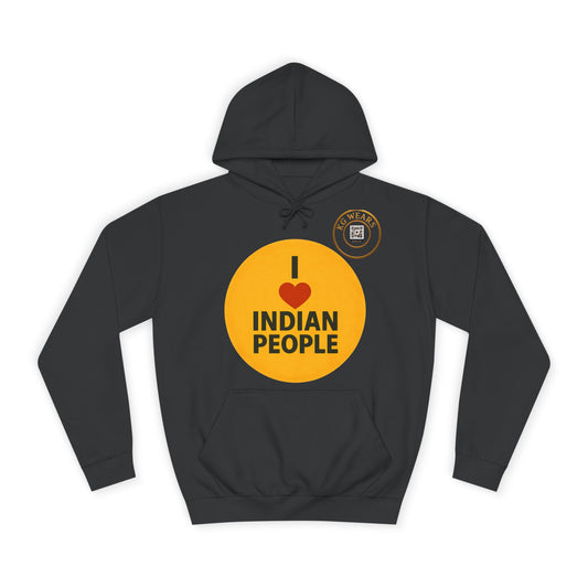 A Friendly Unisex Hoodie with Indian Pride Design (INDIAN)