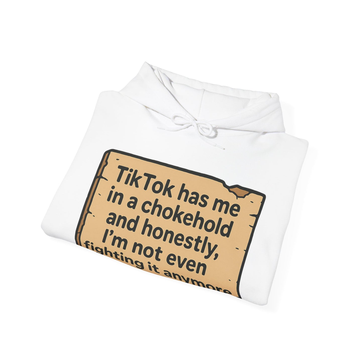 Funny TikTok Hooded Sweatshirt for Trendsetters