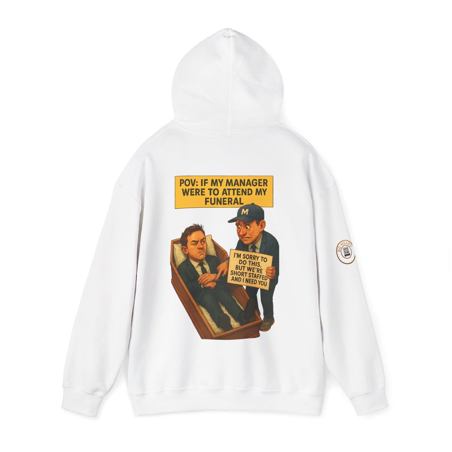 Funny Unisex Hoodie For People Who (WORK HARD)