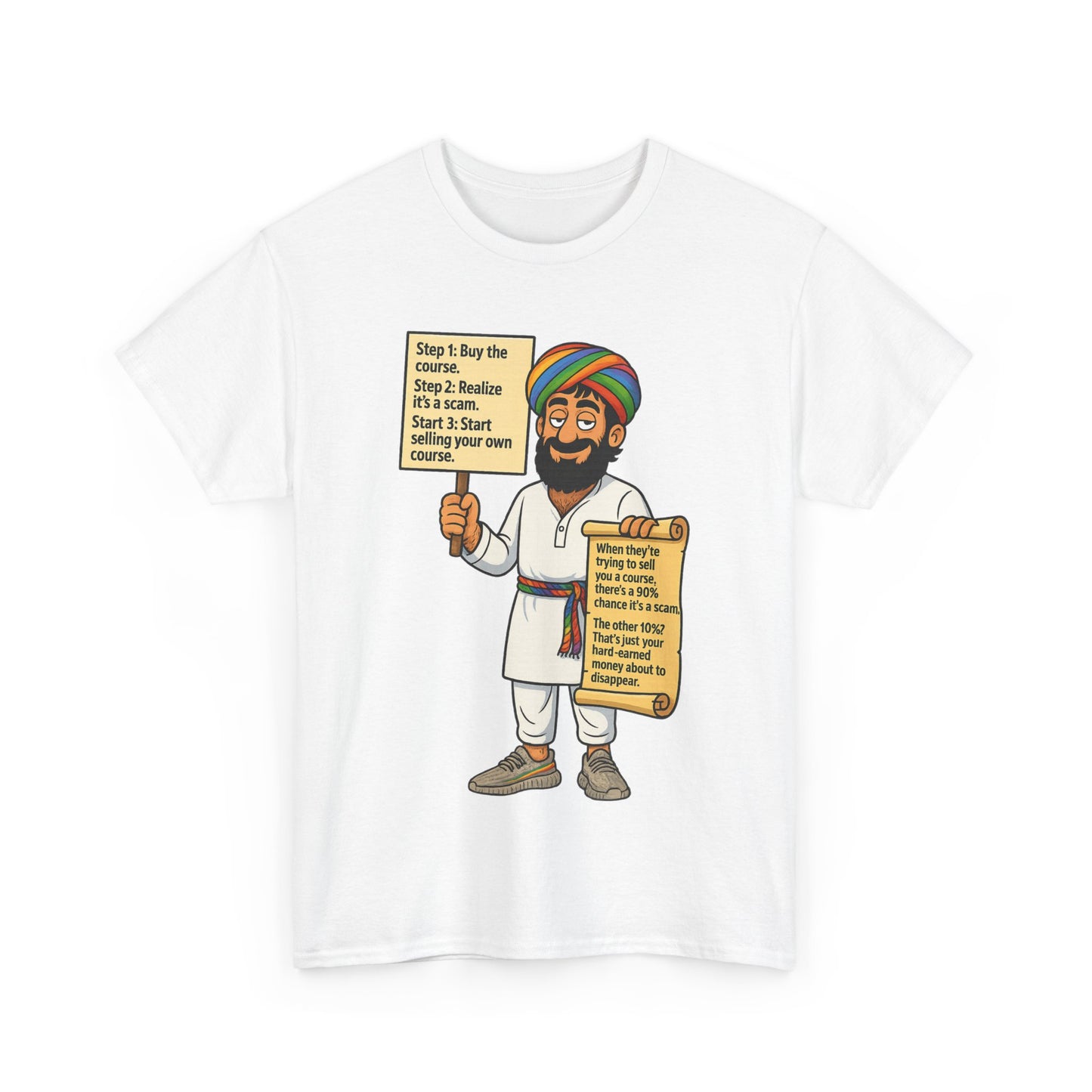 Funny COURSE Unisex Heavy Cotton Tee