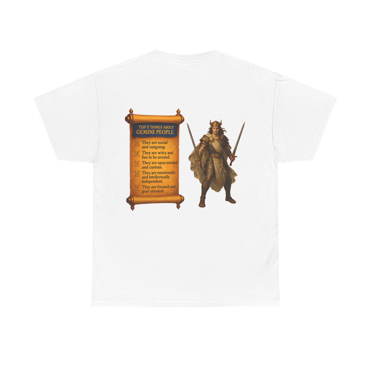 UNISEX TSHIRT FOR (GEMINI) LOVERS
