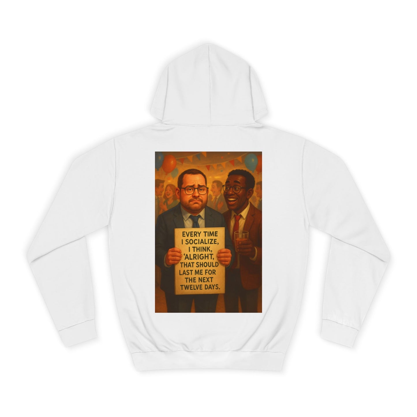 Unisex College Hoodie for (EXTROVERT)