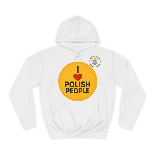 A Friendly Unisex Hoodie with Polish Pride Design (POLE)