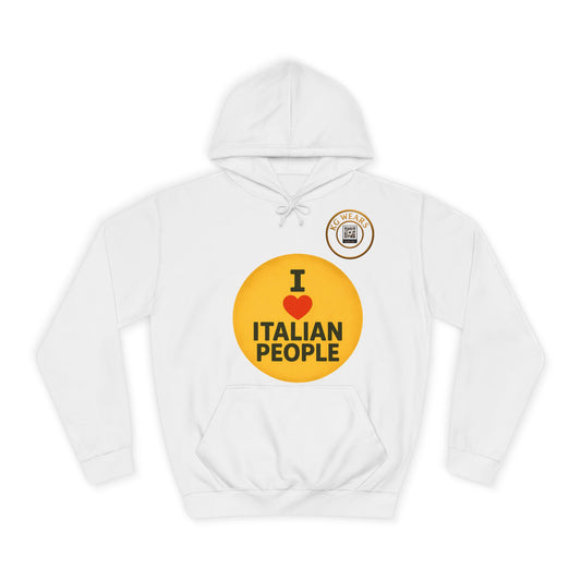 A Friendly Unisex Hoodie with Italian Pride Design (ITALIAN)