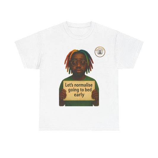 FUNNY (LATE TIME) UNISEX TSHIRT FOR PEOPLE WHO DONT LIKE GOING TO BED EARLY