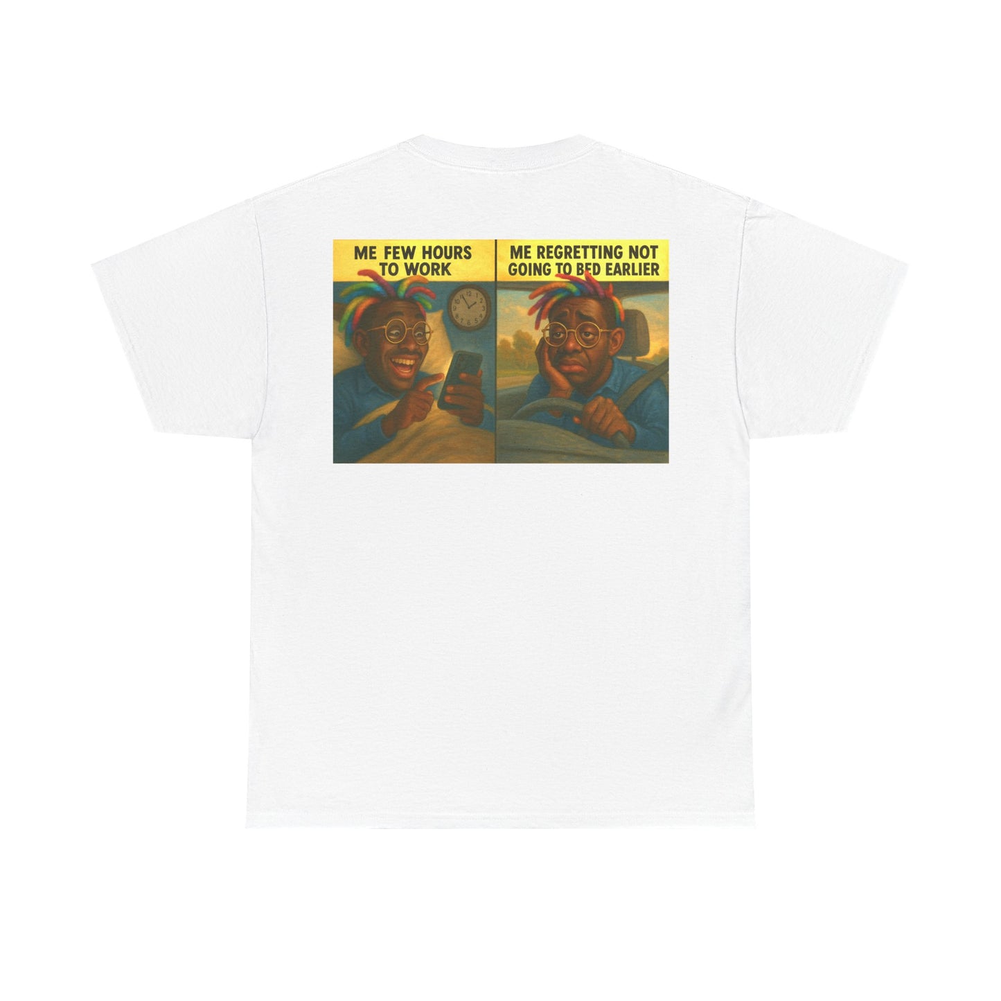 FUNNY (LATE TIME) UNISEX TSHIRT FOR PEOPLE WHO DONT LIKE GOING TO BED EARLY