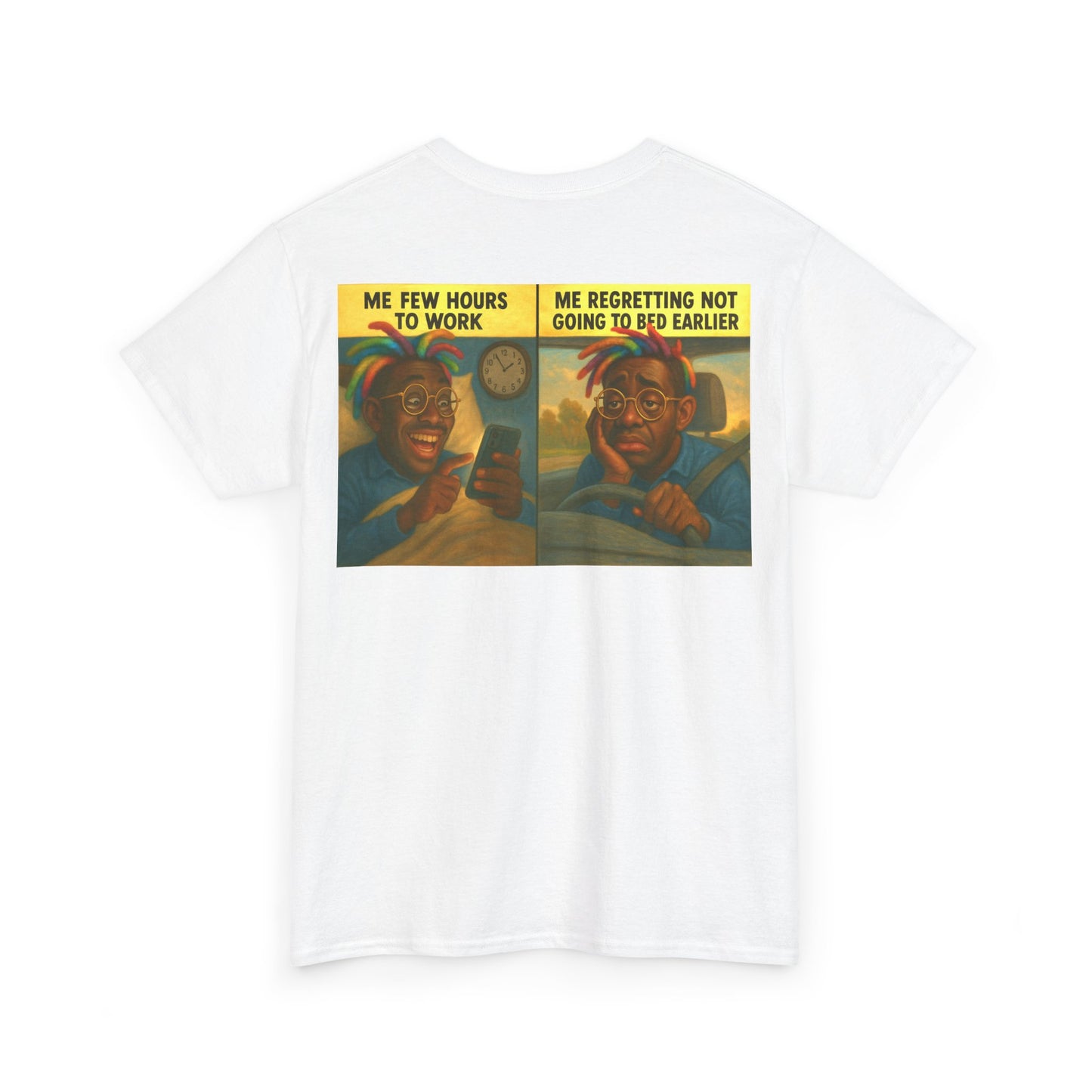 FUNNY (LATE TIME) UNISEX TSHIRT FOR PEOPLE WHO DONT LIKE GOING TO BED EARLY