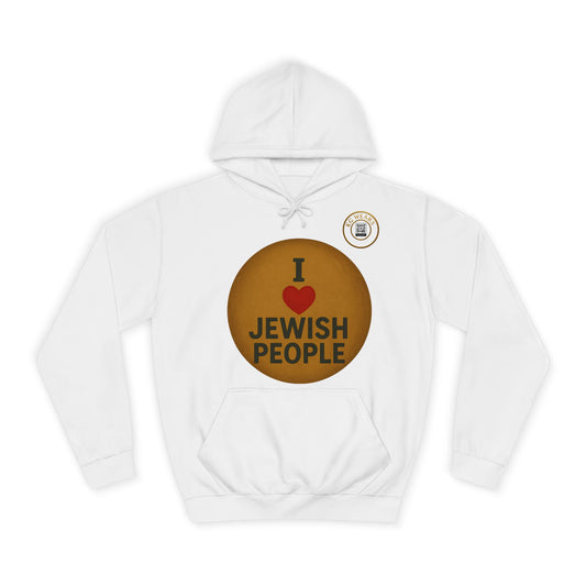 A Friendly Unisex Hoodie with Jewish Pride Design (JEWISH)