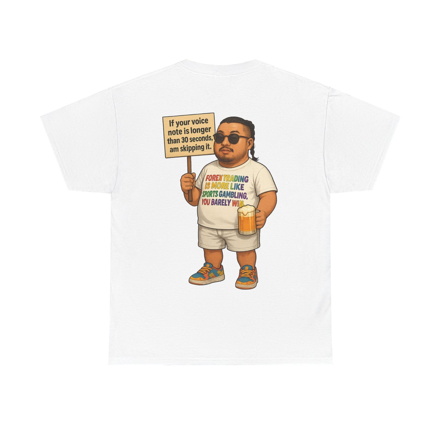 FUNNY UNISEX TSHIRT FOR PEOPLE WHO HATE "VOICE NOTE"