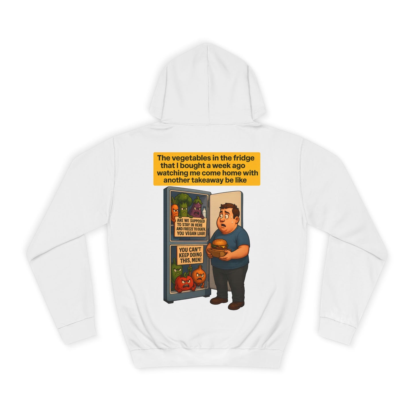Funny Unisex HOODIE For People Who Prefer Whats In The (TAKEAWAYBOX) Than Having Salad
