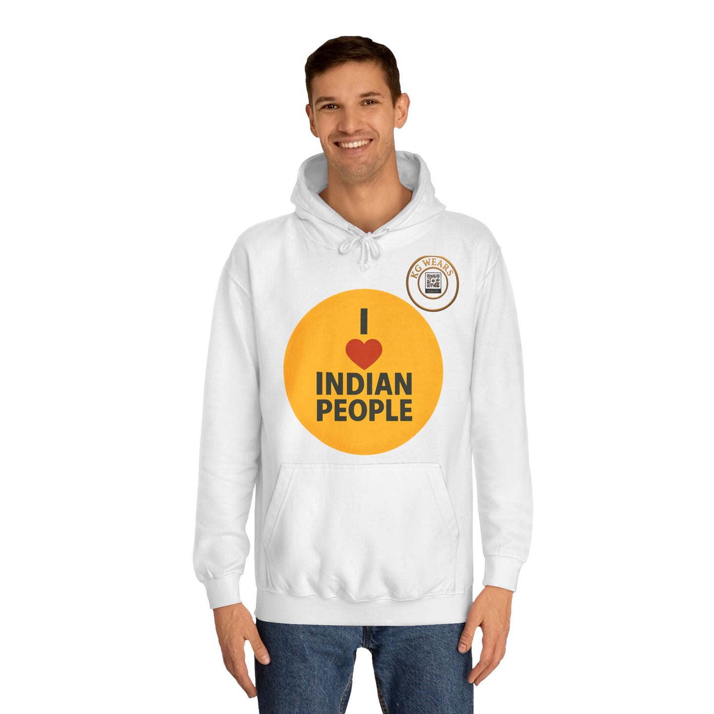 A Friendly Unisex Hoodie with Indian Pride Design (INDIAN)