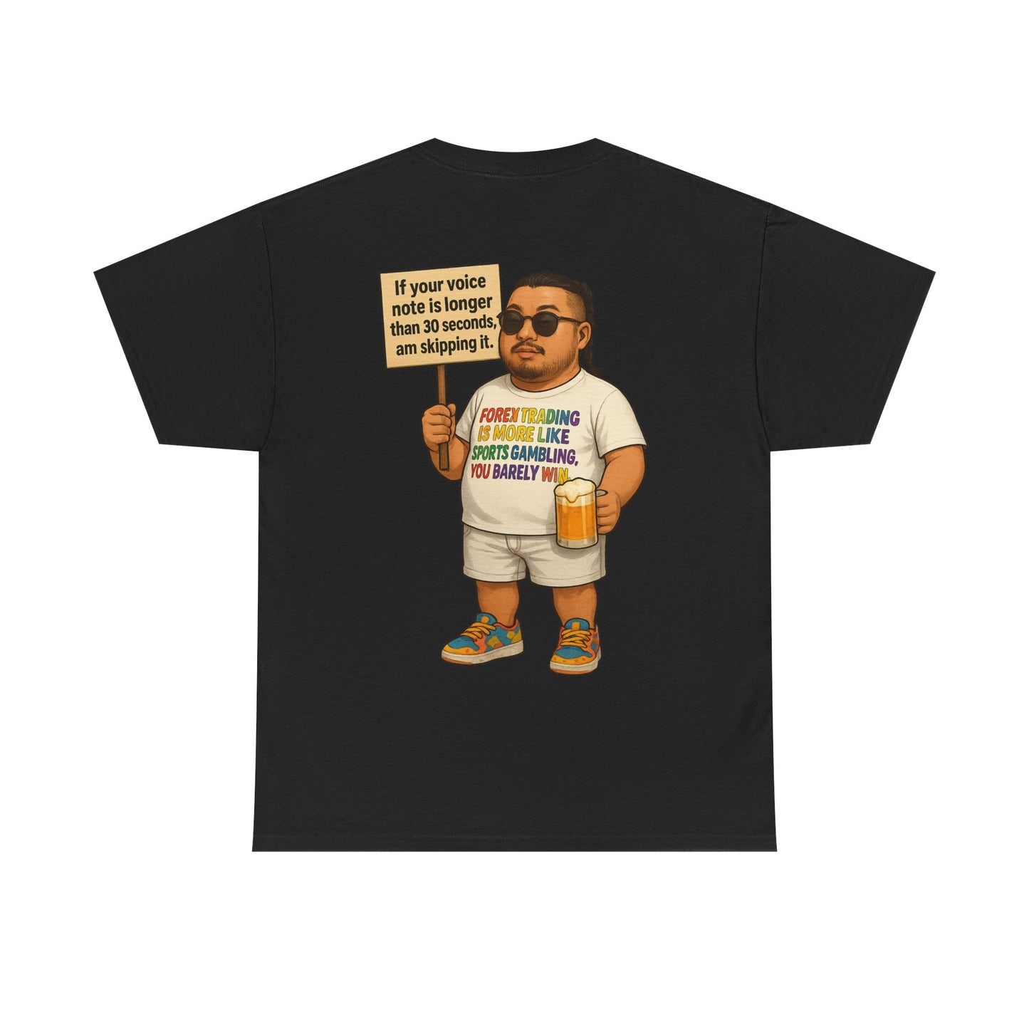 FUNNY UNISEX TSHIRT FOR PEOPLE WHO HATE "VOICE NOTE"