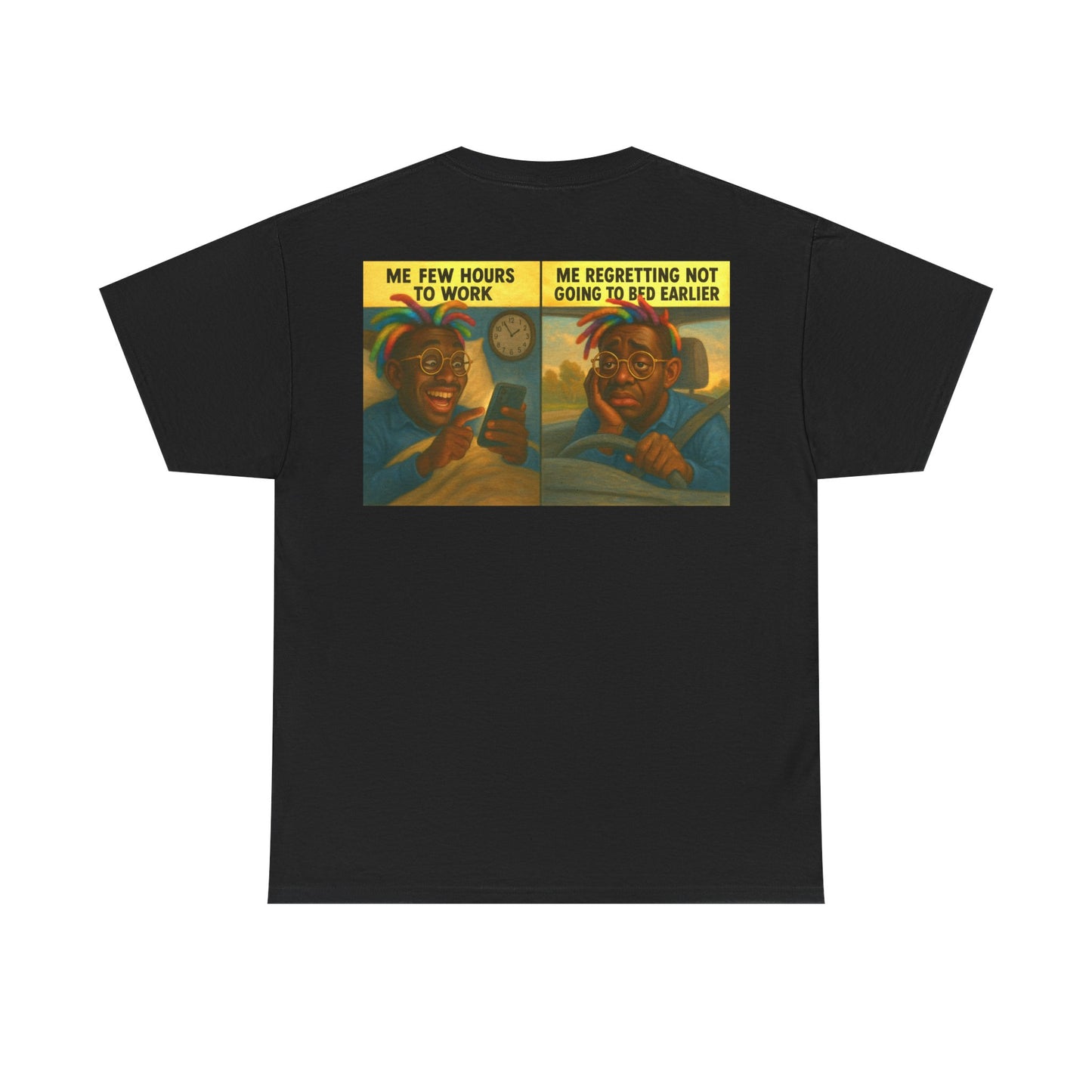 FUNNY (LATE TIME) UNISEX TSHIRT FOR PEOPLE WHO DONT LIKE GOING TO BED EARLY