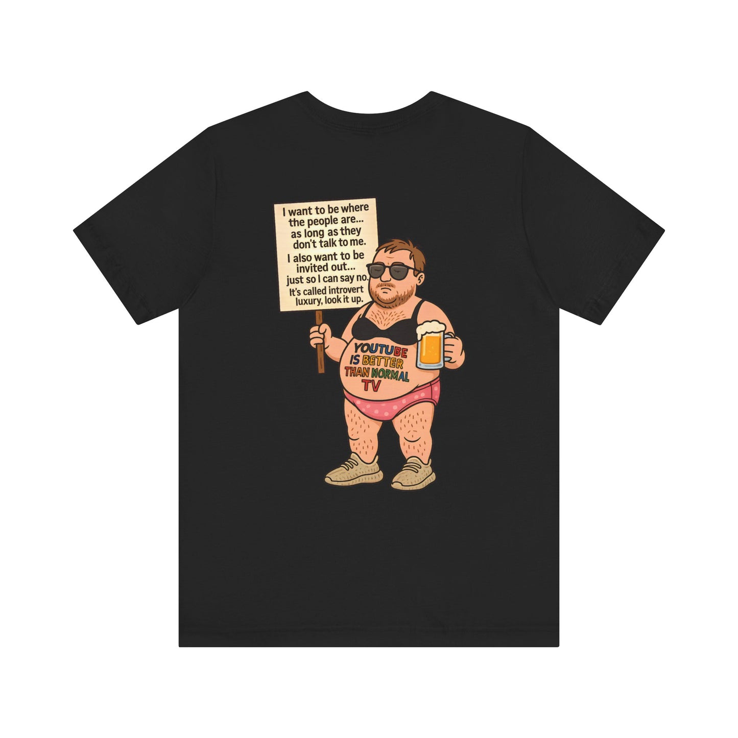 UNISEX TSHIRT FOR PEOPLE WHO HATE (OUTGOING)