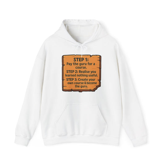 "Course Guru" Unisex Hoodie, Fun Sweatshirt for Course Buyers
