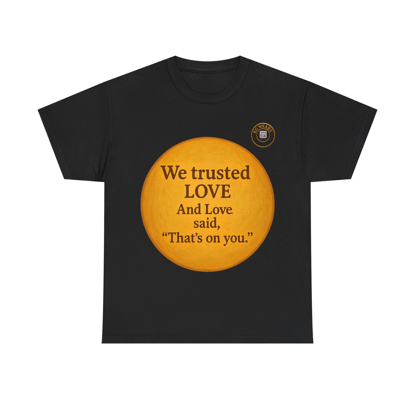 FUNNY (CLOWN & MIME)  UNISEX TSHIRT FOR PEOPLE WHO GAVE LOVE A CHANCE