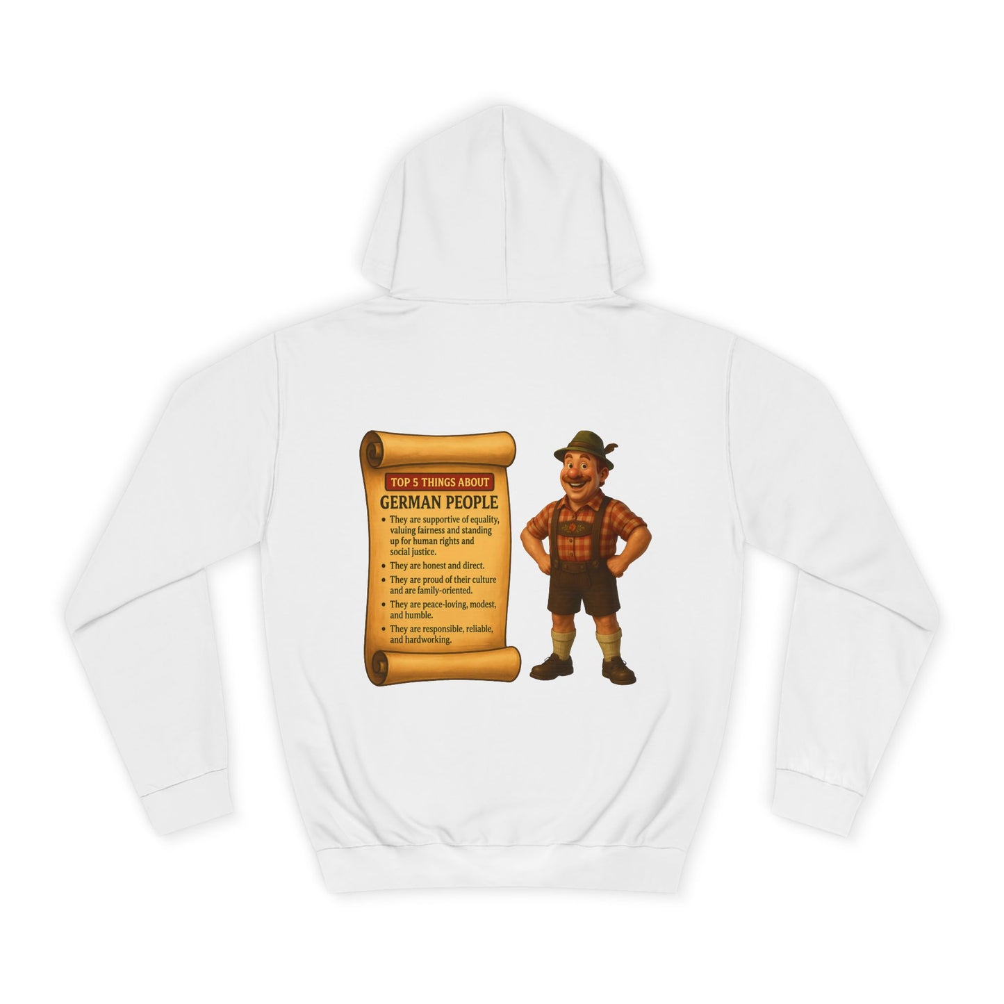 A Friendly Unisex Hoodie with German Pride Design (GERMAN)