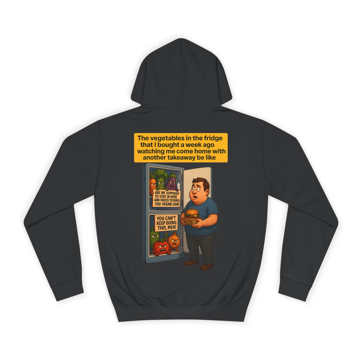 Funny Unisex HOODIE For People Who Prefer Whats In The (TAKEAWAYBOX) Than Having Salad