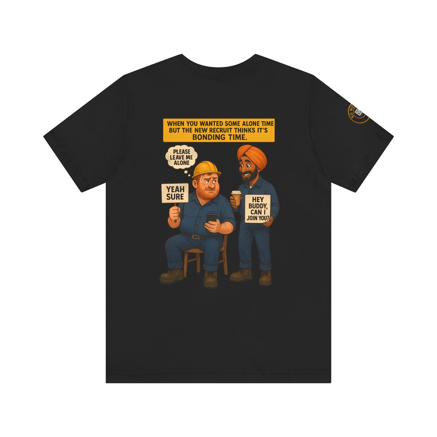 Funny Unisex TSHIRT For People Who Hate (BONDING) At Work