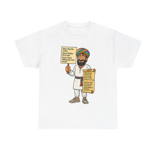 Funny COURSE Unisex Heavy Cotton Tee