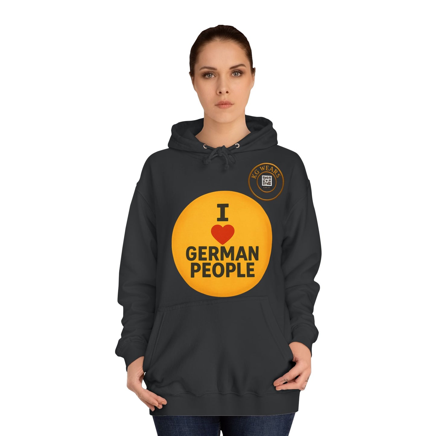 A Friendly Unisex Hoodie with German Pride Design (GERMAN)