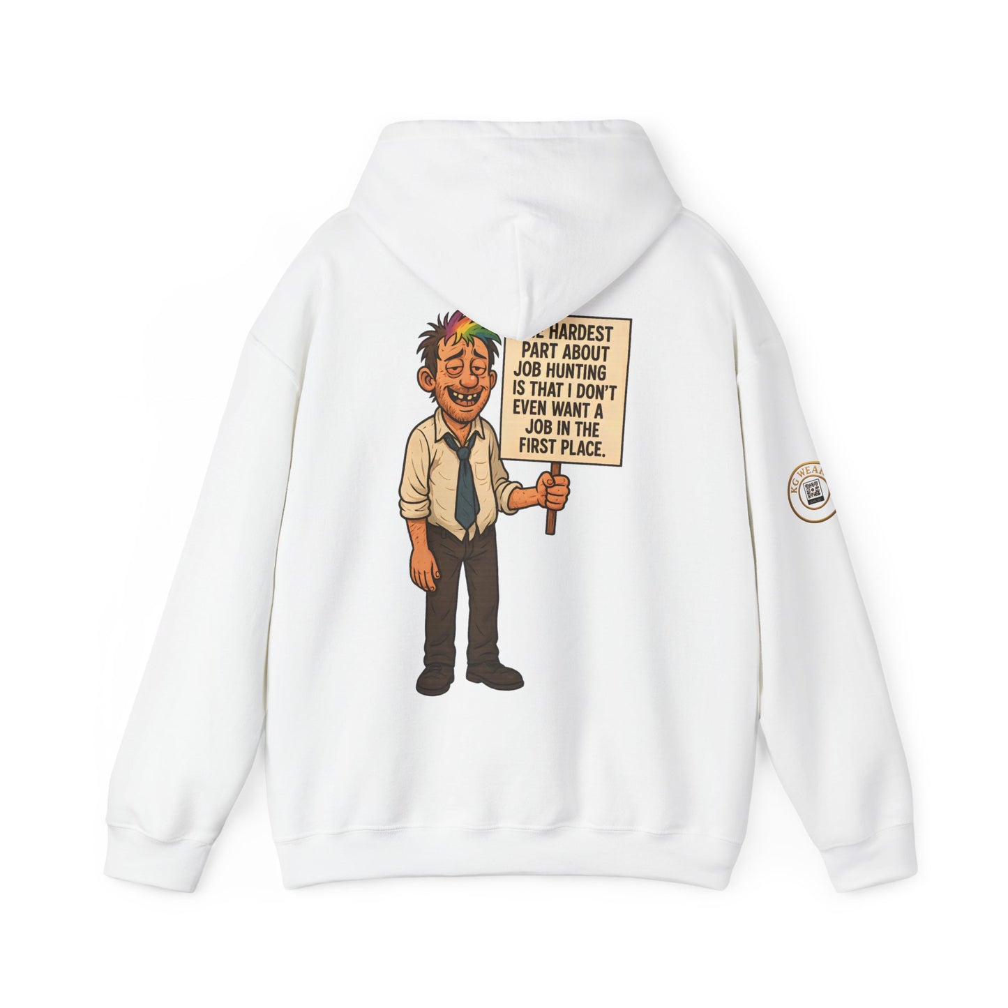 FUNNY UNISEX HOODIE FOR  (JOB HUNTERS)