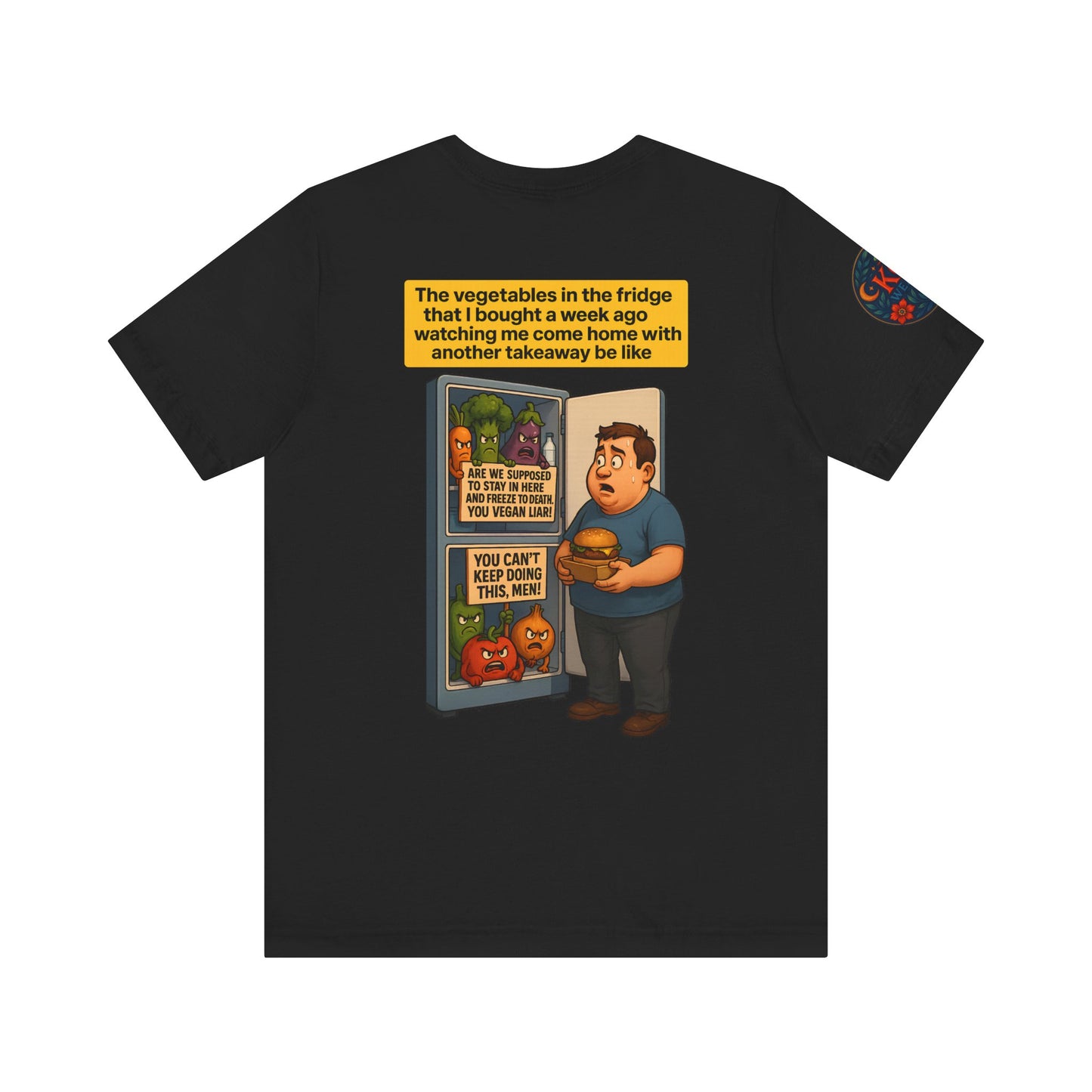 Funny Unisex TSHIRT For People Who Prefer Whats In The (TAKEAWAYBOX) Than Having Salad