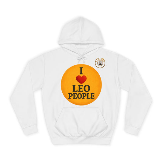 Unisex College Hoodie For (LEO) Lovers