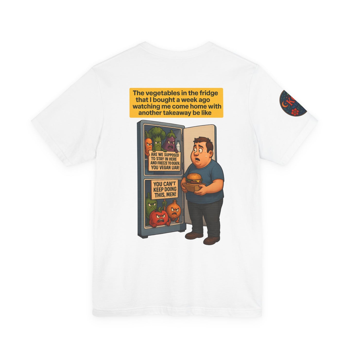 Funny Unisex TSHIRT For People Who Prefer Whats In The (TAKEAWAYBOX) Than Having Salad