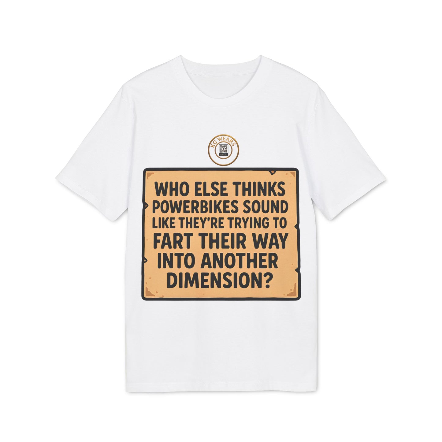 UNISEX TSHIRT FOR PEOPLE WHO HATE (MOTORBIKES) NOISE