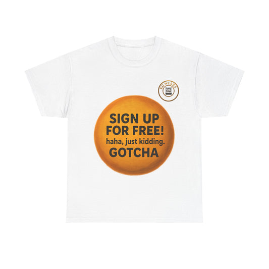 FUNNY UNISEX TSHIRT (CREDIT CARD)