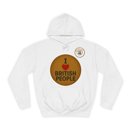 A Friendly Unisex Hoodie with British Pride Design (BRITISH)
