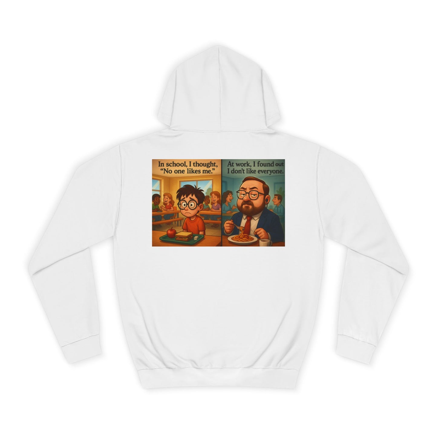 FUNNY (CHILDHOOD/ADULT) LIFESTYLE HOODIE UNISEX WEAR