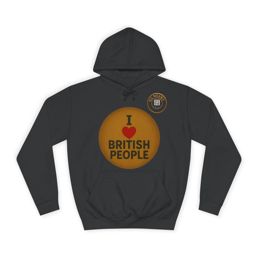 A Friendly Unisex Hoodie with British Pride Design (BRITISH)