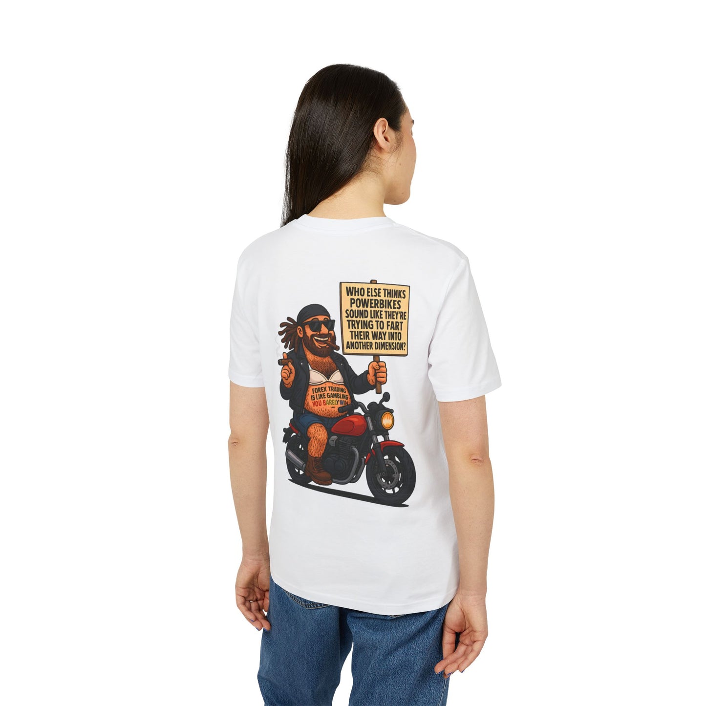 UNISEX TSHIRT FOR PEOPLE WHO HATE (MOTORBIKES) NOISE