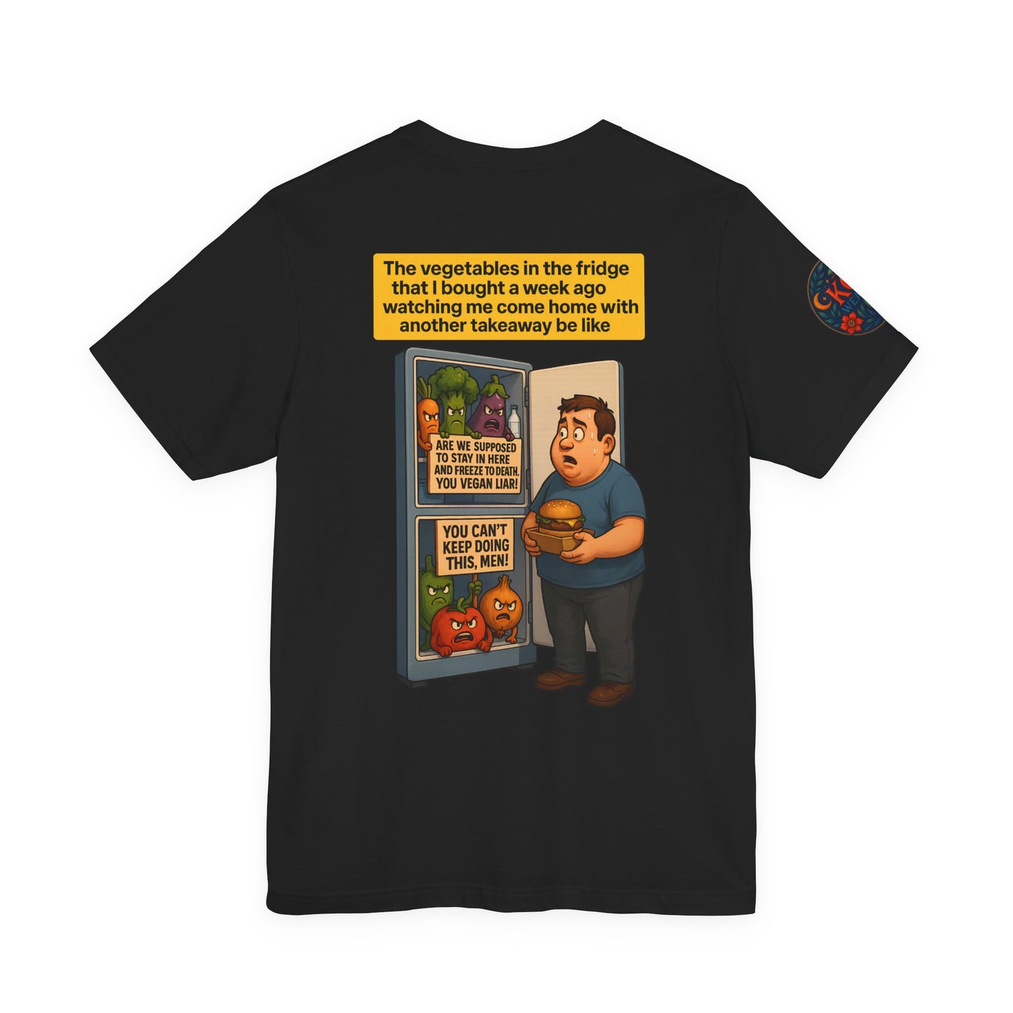 Funny Unisex TSHIRT For People Who Prefer Whats In The (TAKEAWAYBOX) Than Having Salad