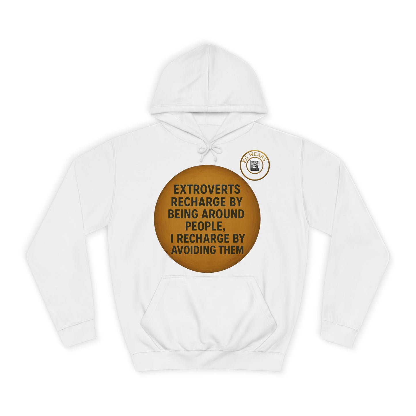 Unisex College Hoodie for (EXTROVERT)