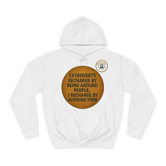 Unisex College Hoodie for (EXTROVERT)