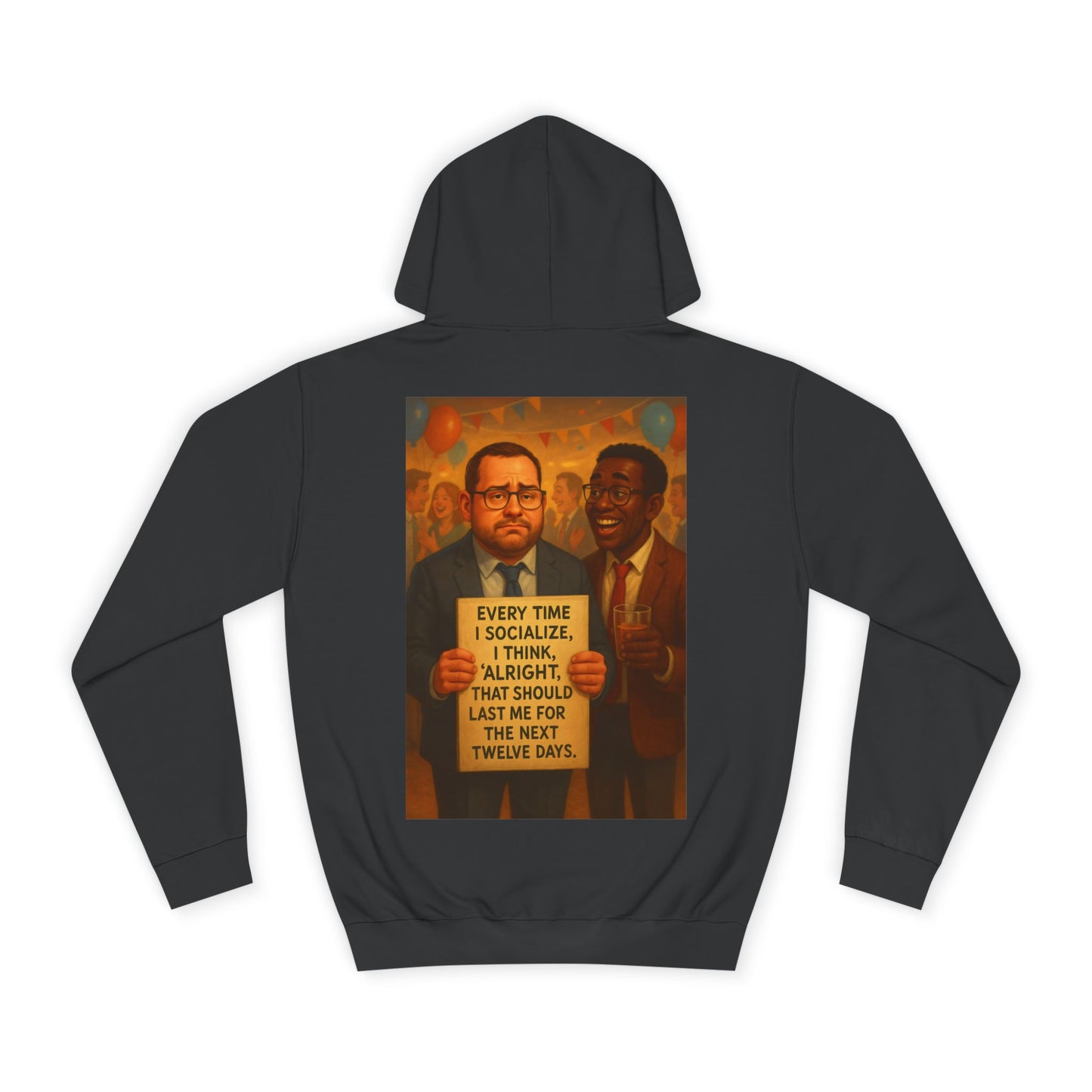 Unisex College Hoodie for (EXTROVERT)